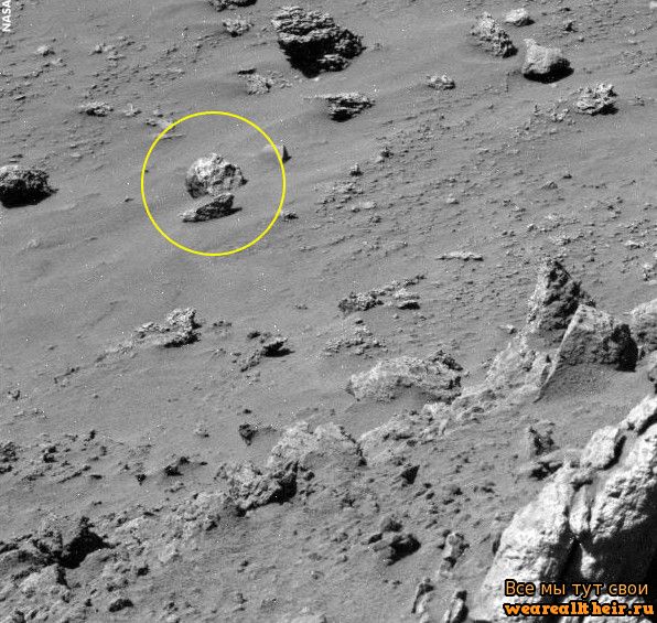 Череп на Марсе фото
