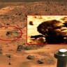 Марсианский артефакт в виде головы статуи